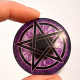 Purple Pentagram Witch Eye