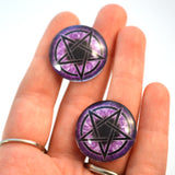Purple Pentagram Witch Eyes