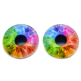 Rainbow Human Fantasy Glass Eyes