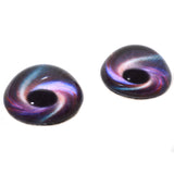 High Domed Rainbow Spiral Galaxy Glass Eyes