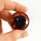 Red and Black Vampire Scary Glass Eye