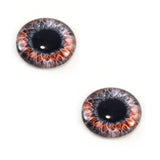 Red and Black Fantasy Glass Eyes