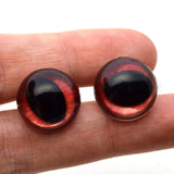 16mm Red Cat or Dragon Plastic Safety Eyes