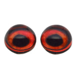 High Domed Red Duck Glass Eyes