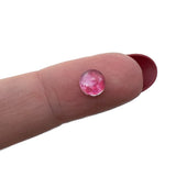 6mm tiny Red Moon Glass Cabochons