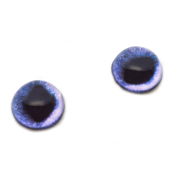 High Domed Dark Blue Siamese Cat Glass Eyes