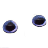 High Domed Dark Blue Siamese Cat Glass Eyes