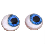 High Domed Side Glance Blue Human Glass Eyes