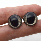 16mm Silver Gray Cat Plastic Safety Eyes