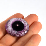 25mm Sparkling Pink Glass Eye