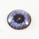 Steampunk Gear Glass Eye in Light Blue and Purple