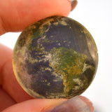 Sun Moon and Earth Animated Glass Cabochons