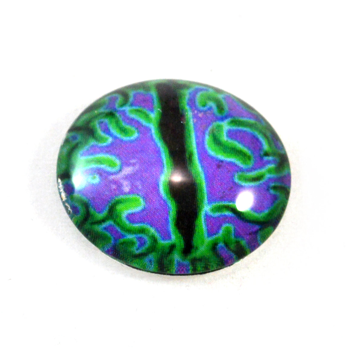 Steel Dragon Jewelers Glass Eye Ring - Choose From 21 Handcrafted Animal & Fantasy Eyes (Evil Eye, Dragon, Wolf, Etc.)