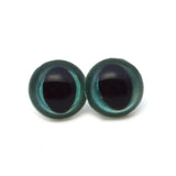 16mm Turquoise Bright Blue Cat Plastic Safety Eyes