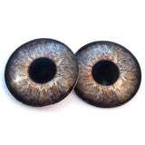 Vintage brown steampunk glass eyes