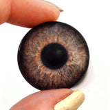 Vintage brown steampunk glass eye