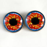 Sew On Buttons Watercolor Art Glass Eyes