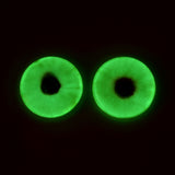 25mm Yellow and Red Glow in the Dark Eyes